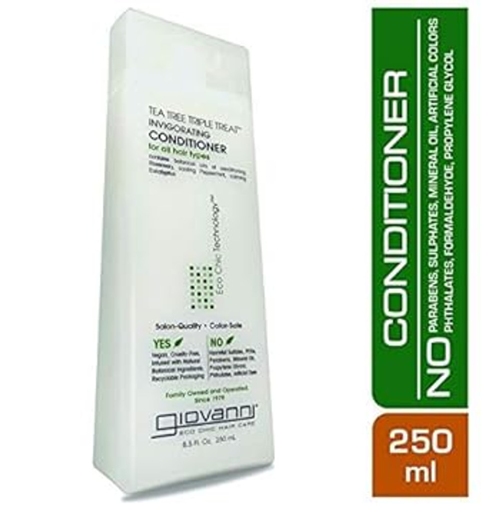 Giovanni Cosmetics Tea Tree Triple Treat Invigorating Conditioner 8.5 Oz