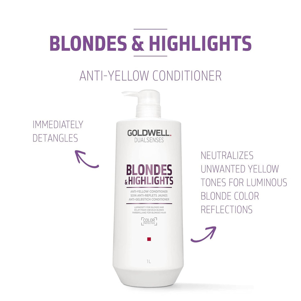 Goldwell Dualsenses Blondes & Highlights Anti-Yellow Conditioner