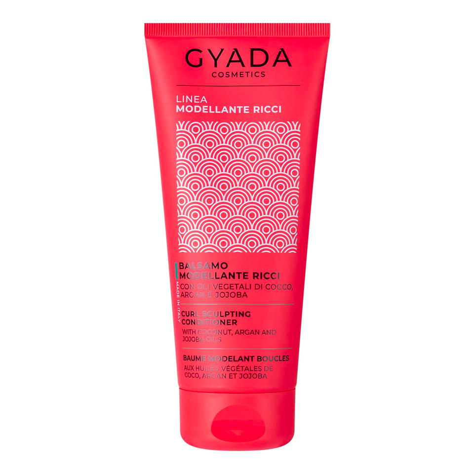 Gyada Curl Defining Conditioner  For Curly & Wavy Hair  Anti-Frizz Action  Nourishes, Detangles & Defines  Coconut, Argan & Jojoba Oils  Vegan & Green Formula  Cruelty Free  6.76 Fl Oz