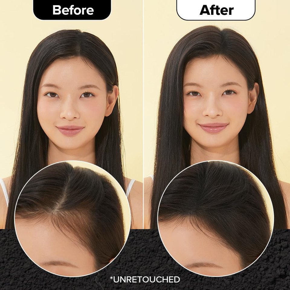 I Dew Care Biotin Clarifying Dry Shampoo - Tap Secret Brown | Strengthening & Volumizing, Powder Type, Refillable, Travel Size, Non-Aerosol, Brunette, Korean Ginseng 0.24 Oz