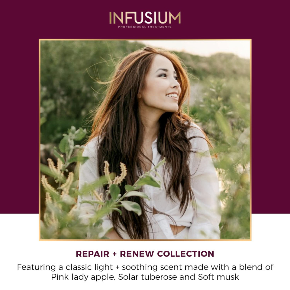 Infusium Repair & Replenish Nourishing Conditioner, With Keratin & Argan Oil, For All Hair Types, 13.5 Fl Oz