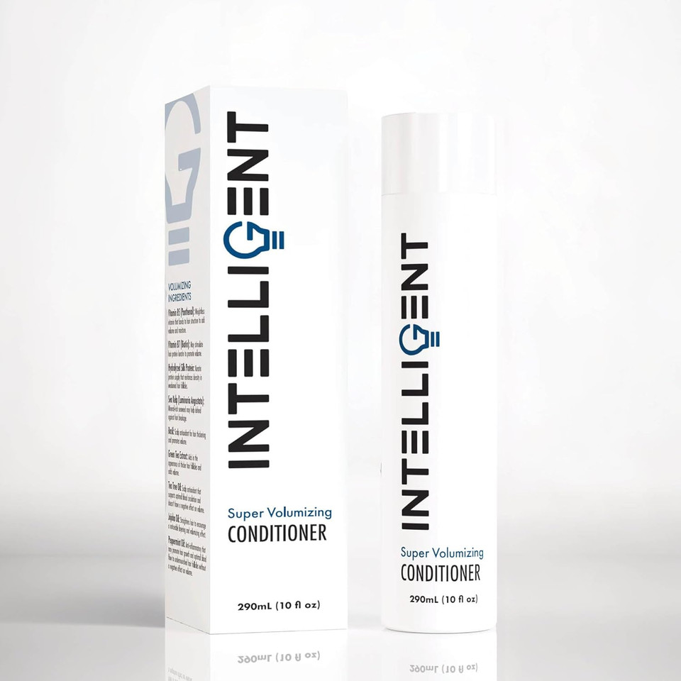 Intelligent Super Volumizing Hair Loss Conditioner - Strengthens Weakened Hair And Maximizes Volume | All Hair Types For Men And Women | 10 Fl Oz (290 Ml)