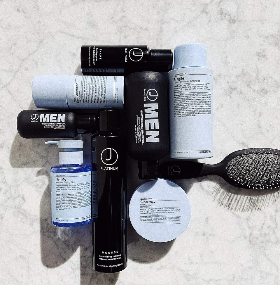 J Beverly Hills Men'S Moisturizing Shampoo With Anti Dandruff Aloe Vera, (3 Oz, 12 Oz, 32 Oz)