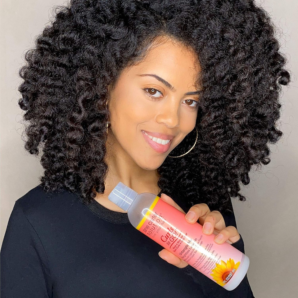 Jane Carter Solution Curls To Go Untangle Me Weightless Leave-In Conditioner (8Oz) - Nourishing, Moisturizing, No Buildup