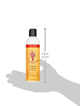 Jessicurl, Gentle Lather Shampoo, Citrus Lavender, 8 Fl Oz. Cleansing Curly Hair Shampoo, Vegan, Sulfate Free Shampoo