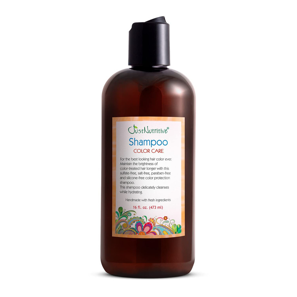 Just Nutritive Shampoo, 16 Fl. Oz, Color Protect For Color Treated Hair, Sulfate, Paraben, Silicone, Cruelty-Free, Handmade In Usa
