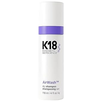 K18 Airwash Dry Shampoo, Non-Aerosol, Balances Scalp & Controls Excess Oil Production