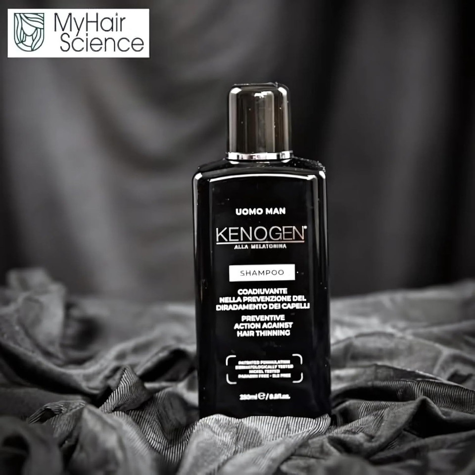 Kenogen Hair Growth Shampoo For Men With Melatonin  Thickening & Volumizing Formula For Thinning Hair  Boosts Regrowth, Stimulates Follicles  Vegan, Sulfate-Free, Cruelty-Free