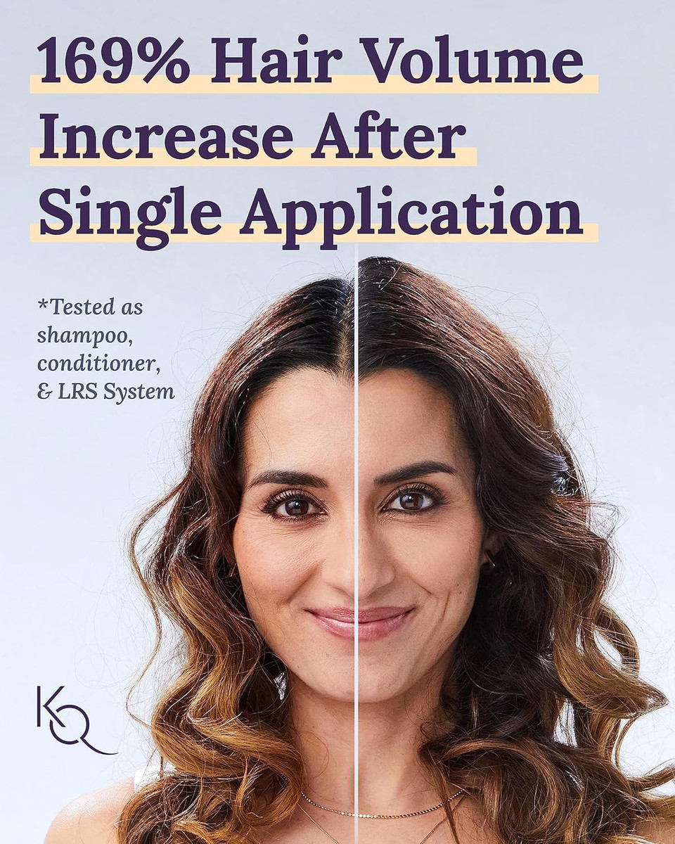 Keranique Volumizing Conditioner - Moisturizing Hair Conditioner For Fine, Thinning Hair And Fuller Hair Growth - Keratin Enriched, Sulfate-Free, Color-Safe, Anti-Aging Volume Conditioner For Women