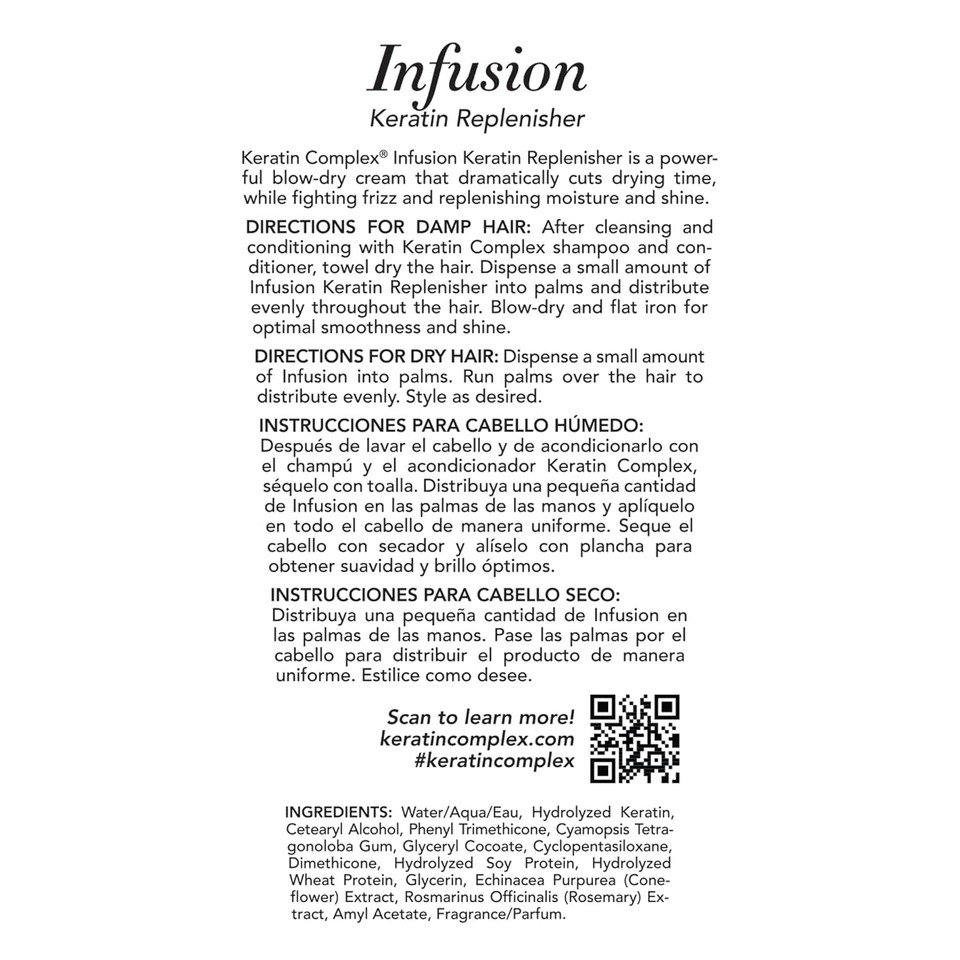 Keratin Complex - Infusion Keratin Replenisher - 2.5 Fl Oz