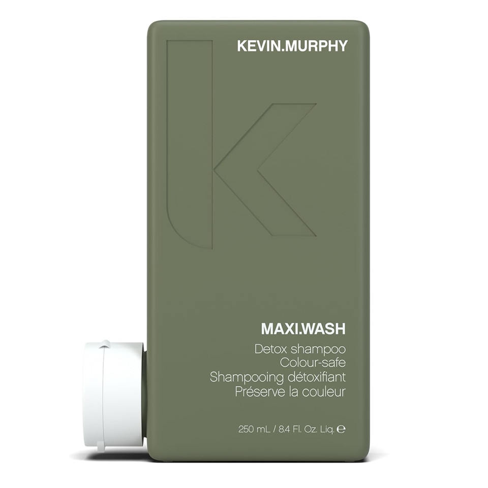 Kevin.Murphy Maxi.Wash - Detox Shampoo - Removes Build-Up & Minerals - Colour Safe Shampoo - Also A Scalp Shampoo - Sulphate Free & Paraben Free - 250 Ml / 8.4 Fl Oz