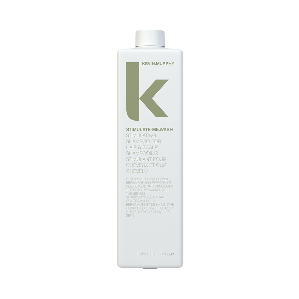Kevin.Murphy Stimulate-Me.Wash - Clarifying Shampoo For Hair & Scalp - For All Types - Stimulates Hair - Strengthening - Cruelty Free Shampoo - 250 Ml / 8.4 Fl Oz