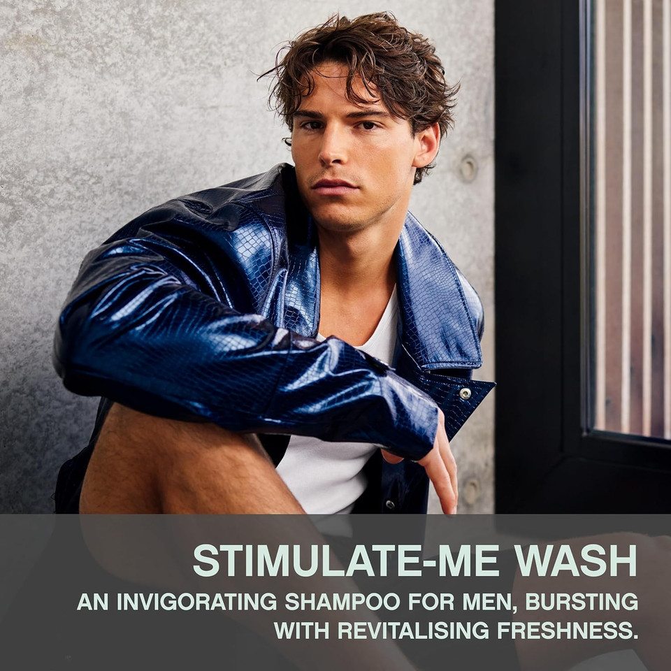 Kevin.Murphy Stimulate-Me.Wash - Clarifying Shampoo For Hair & Scalp - For All Types - Stimulates Hair - Strengthening - Cruelty Free Shampoo - 250 Ml / 8.4 Fl Oz