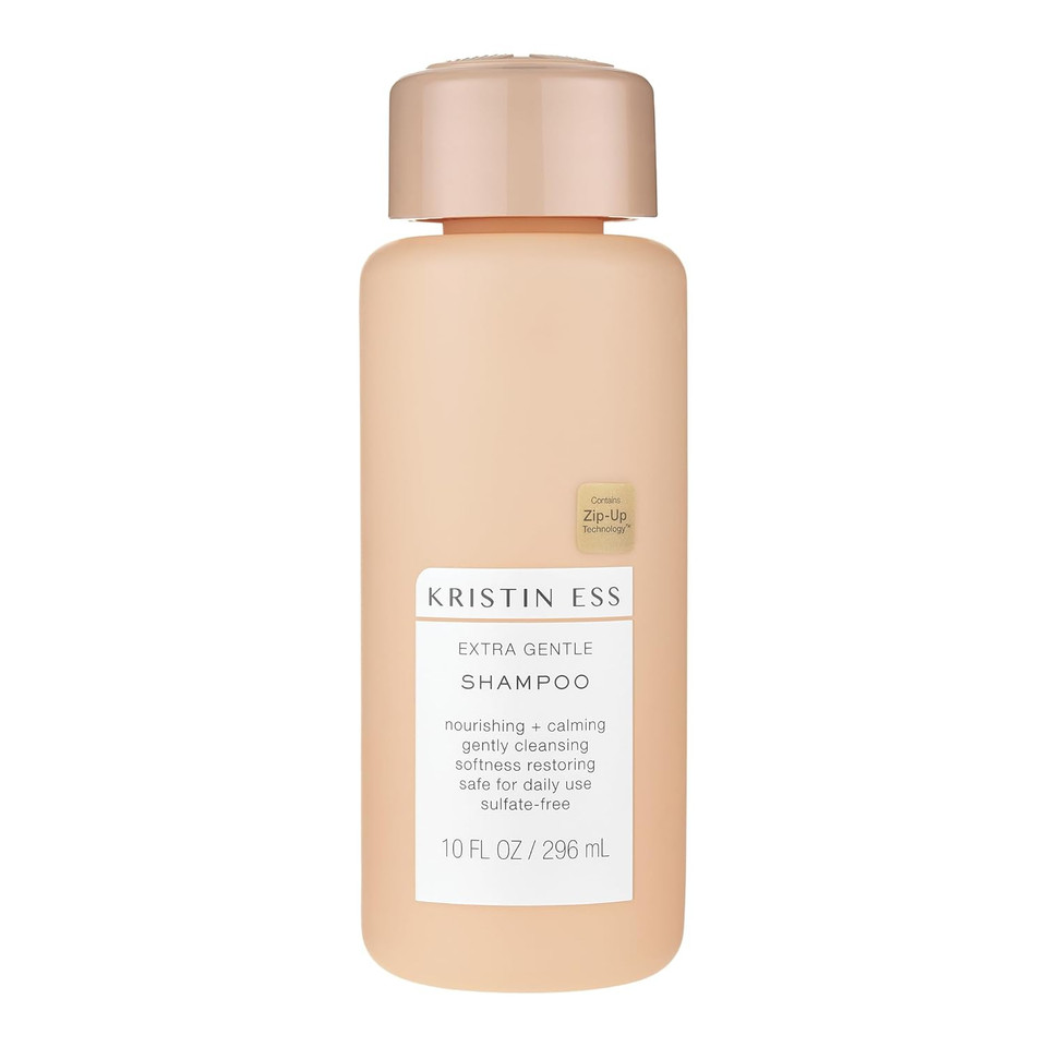 Kristin Ess Hair Extra Gentle Shampoo For Sensitive Skin + Scalp, Moisturizing + Hydrating Shampoo For Dry Hair, Vegan, Color Safe + Keratin Safe, 10 Fl Oz