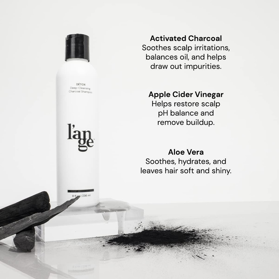 LAnge Hair Détox Deep-Cleansing Charcoal Shampoo