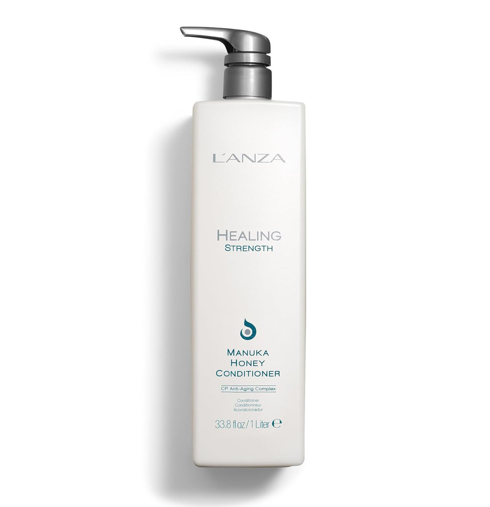 LAnza Healing Strength Manuka Honey Conditioner, Conditioner For Repair, Strengthens, Protects And Restores Fragile, And Aged Hair Against Frizz Control & Damage, Hair Care, New Bottle