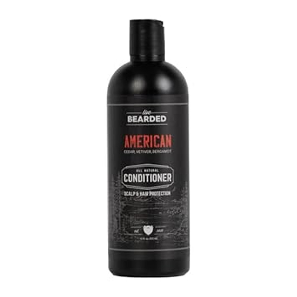 Live Bearded All-Natural Conditioner For Men - Promotes Hair Growth - Thinning And Hairloss - Deep Conditioning, Moisturizing | American Scent - Cedar, Vetiver, Bergamot Live Bearded All-Natural Conditioner For Men - Promotes Hair Growth - Thinning And Hairloss - Deep Conditioning, Moisturizing | American Scent - Cedar, Vetiver, Bergamot