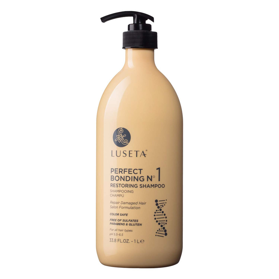 Luseta Perfect Bonding Restoring Shampoo, Bond Strengthening & Color Longevity For All Hair Type, Sulfate & Paraben Free, 33.8 Oz