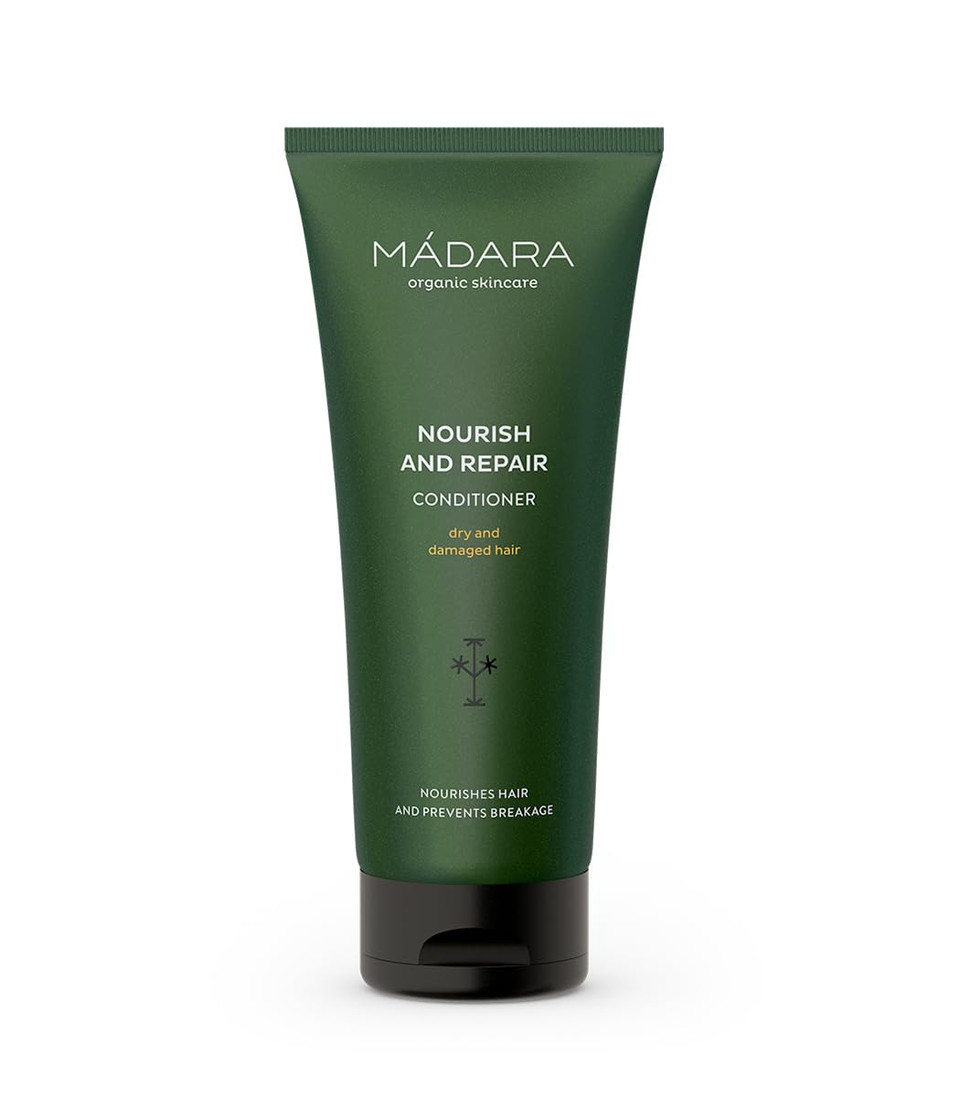 Mádara Colour And Shine Conditioner, 200Milliliter - Vegan, Natural Conditioner For Coloured Hair, Maintains Colour And Lustre Naturally