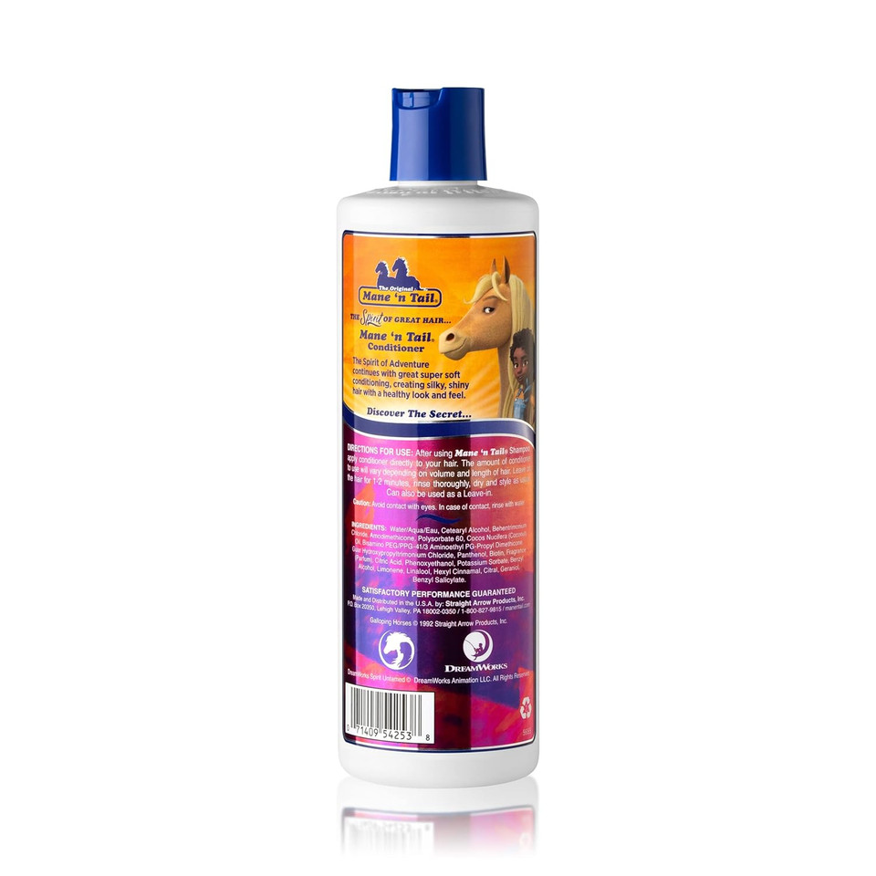 Mane 'N Tail Spirit Untamed Conditioner  Caramel Apple Scented, Gentle Leave-In Conditioner For Silky, Shiny Hair (11.2 Oz)