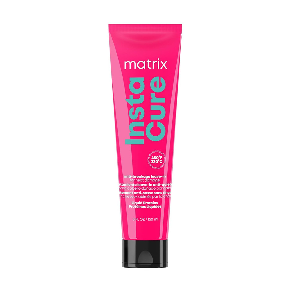 Matrix Instacure Anti-Breakage Leave-In Hair Treatment, Repairs & Strengthens, With Heat Protection, For Damaged Hair, Sulfate-Free & Vegan, 5.1 Oz
