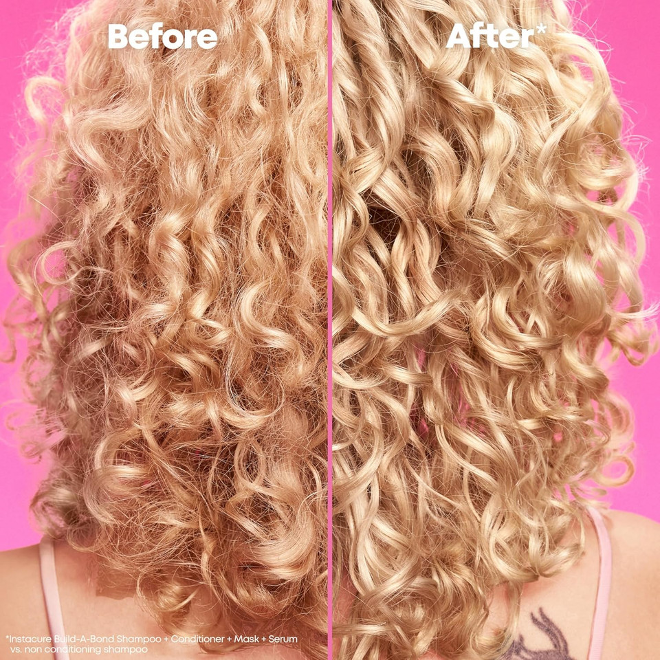 Matrix Instacure Build-A-Bond Super Sealing Leave-In Balm - Repairs & Seals Damaged Hair, Heat Protects And Smooths Frizz, With Citric Acid & Squalane, Vegan, Sulfate-Free, Paraben-Free