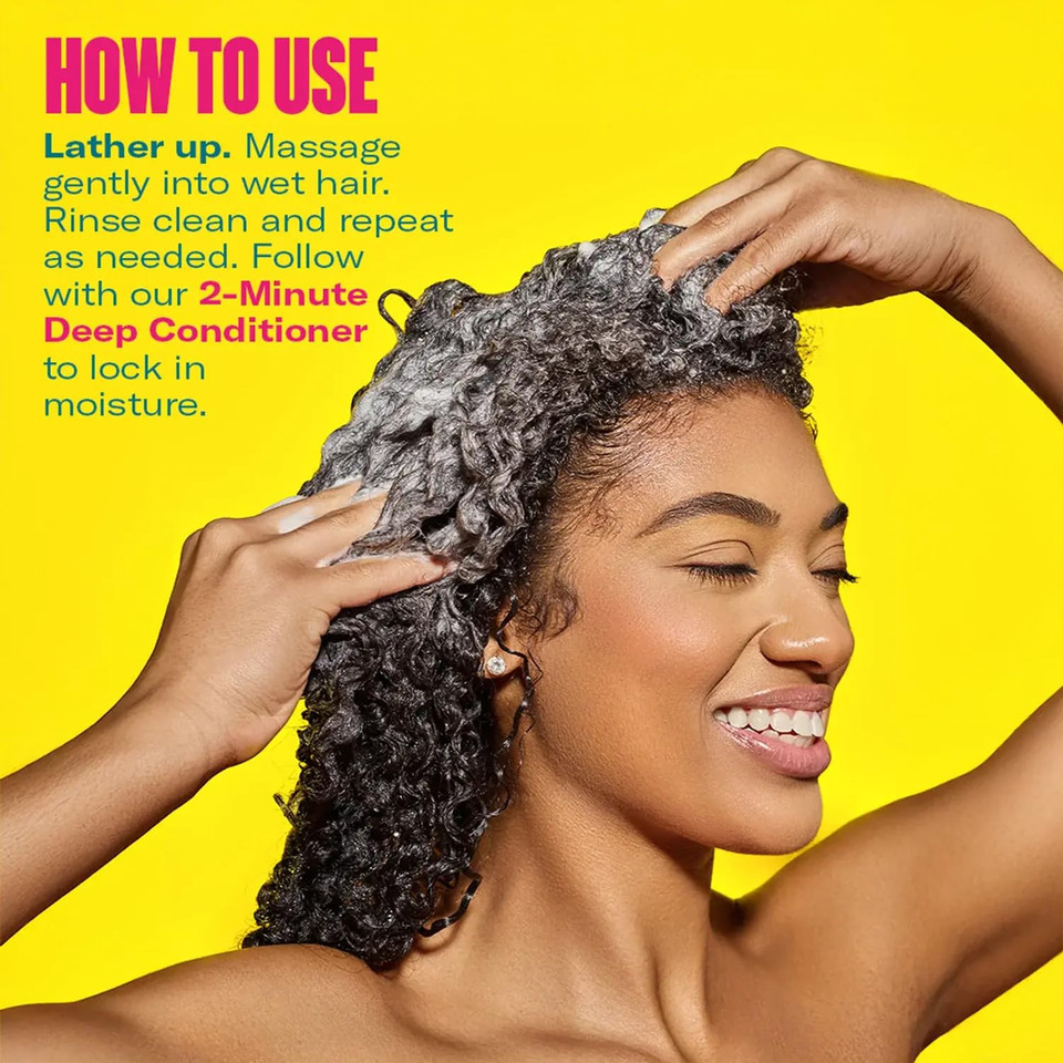 Mielle Kalahari Melon & Aloe Vera Deep Hydration Shampoo & 2-Minute Deep Conditioner Bundle - For Dry, Curly, And Textured Hair