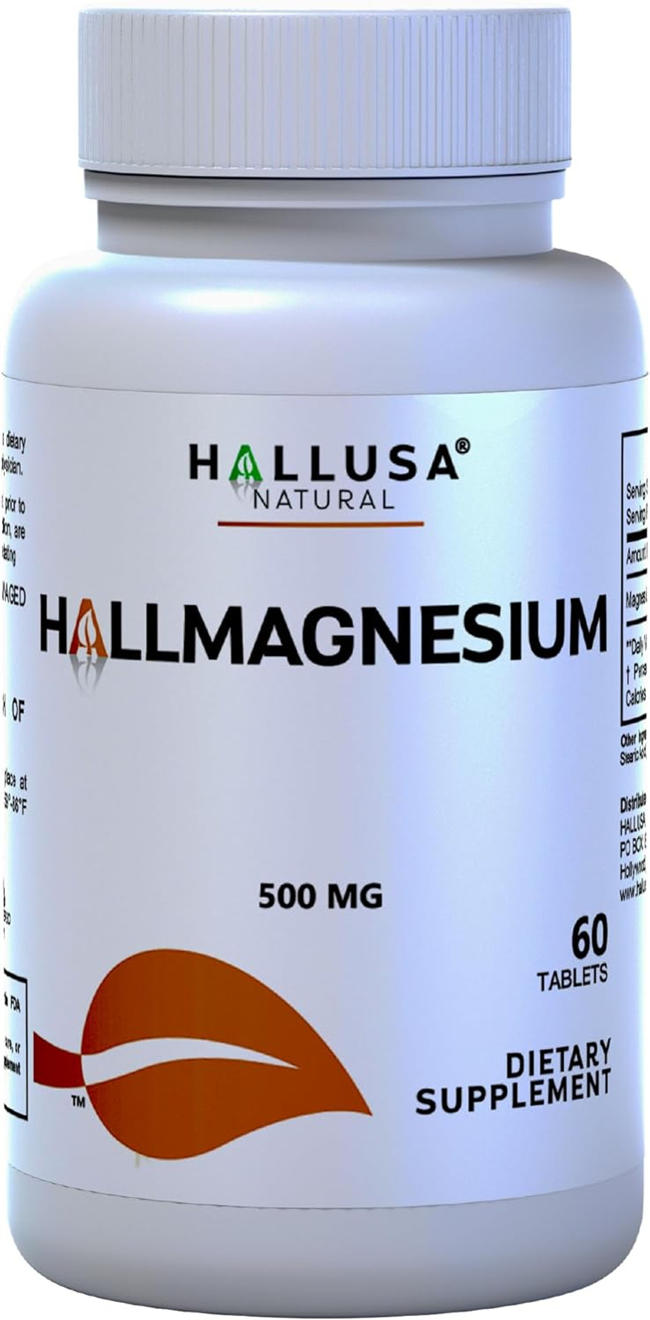  Magnesium For Leg Cramps, Magnesium As Oxide 500 Mg, 60 Capsules, 60-Day Supply, Muscle Relaxation, High Absorption