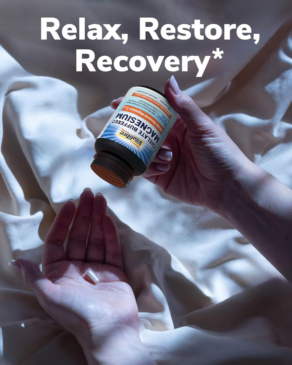 10 In 1 Magnesium Complex, 420Mg Elemental Magnesium | Ultra Strength, Max Absorption | Chelated Magnesium Supplement For Sleep, Nerves & Heart Health | Non-Gmo, 120 Vegan Capsules