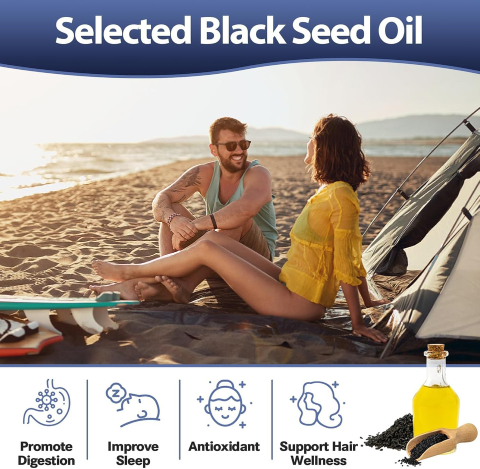 25-In-1 Sea Moss Black Seed Oil Ashwagandha Ginger Shilajit Supplement, Sea Moss Capsules With Bladder Burdock Ceylon Cinnamon Berberine Acv Manuka Vit C & D3, 120 Caps