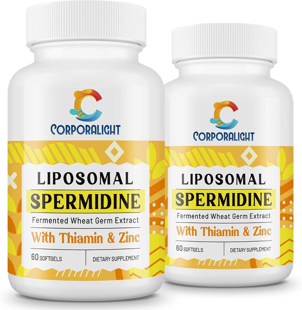 30Mg Spermidine Supplement, Liposomal Spermidine, High Absorption, More Potent Than Spermidine 3Hcl, Fermented Wheat Germ Extract, Spermidine For Women & Men, Cellular Renewal, Longevity, 180 Softgels