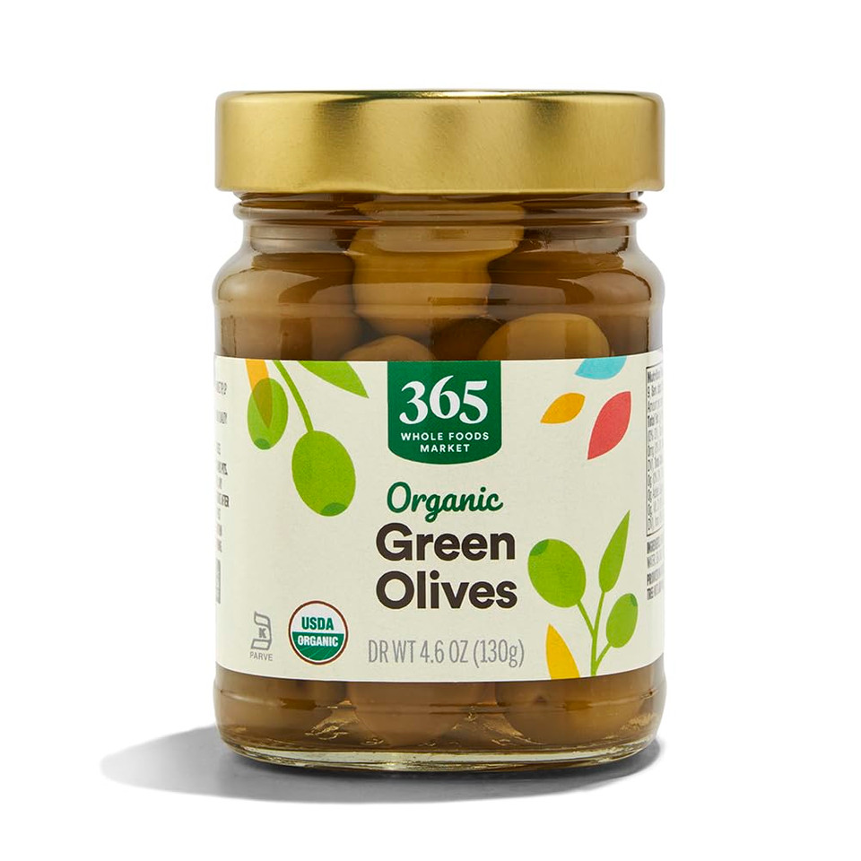 365 By Whole Foods Market, Organic Green Olives, 4.6 Oz