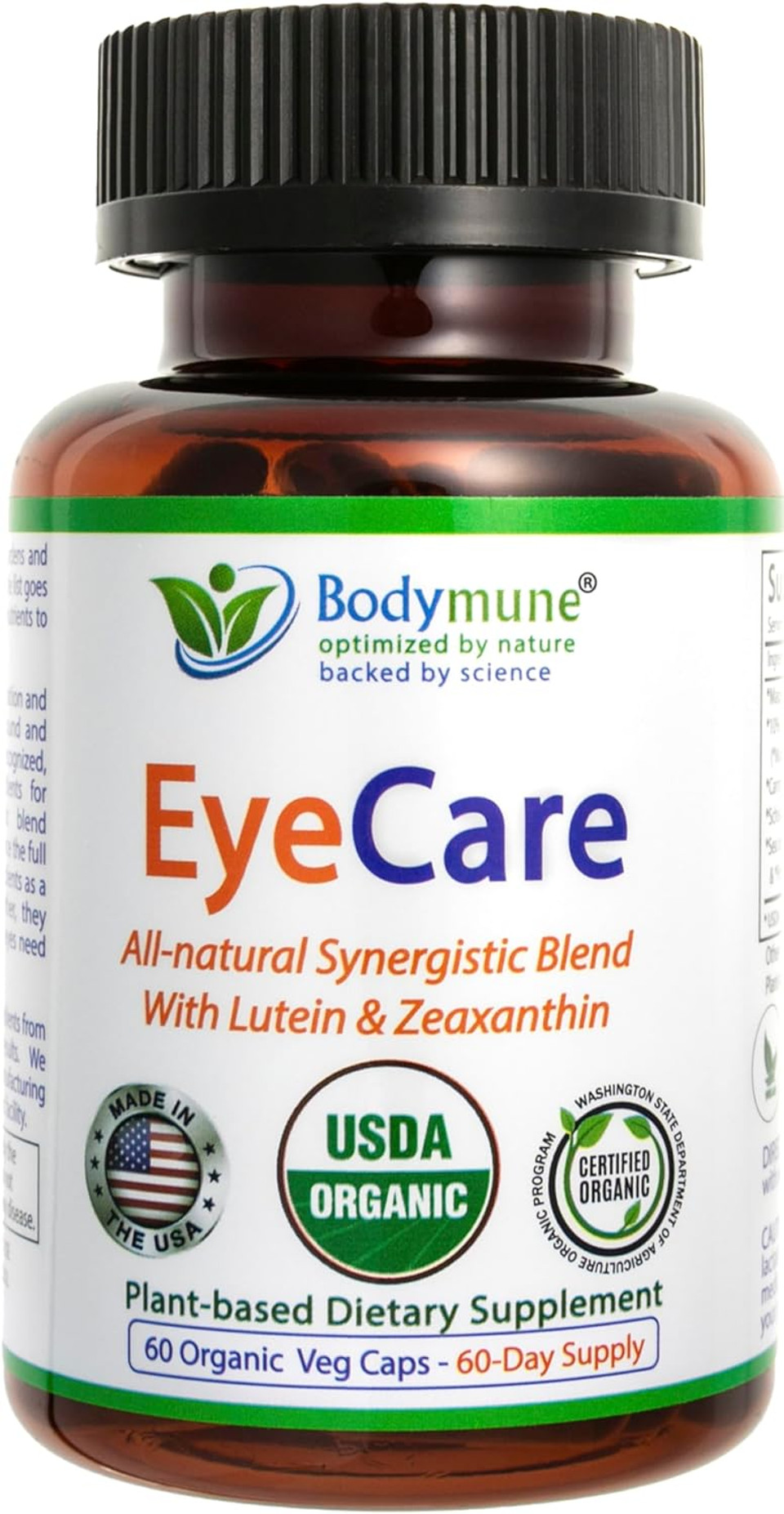 Advanced Eyecare | Usda Organic Eye Health Supplement With Lutein & Zeaxanthin | Maqui, Goji & Sea Buckthorn Extracts | 60-Day Supply | Vegan, Non-Gmo, Made In Usa