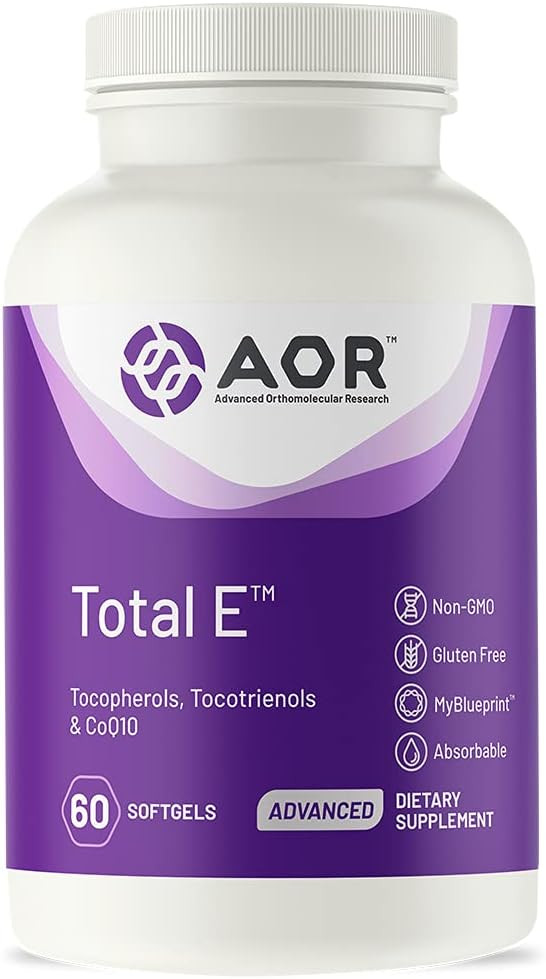 Advanced Orthomolecular Research Aor Total E, 60 Softgels