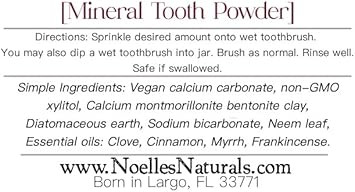 Advent Mineral Tooth Powder - Clove Cinnamon Frankincense & Myrrh