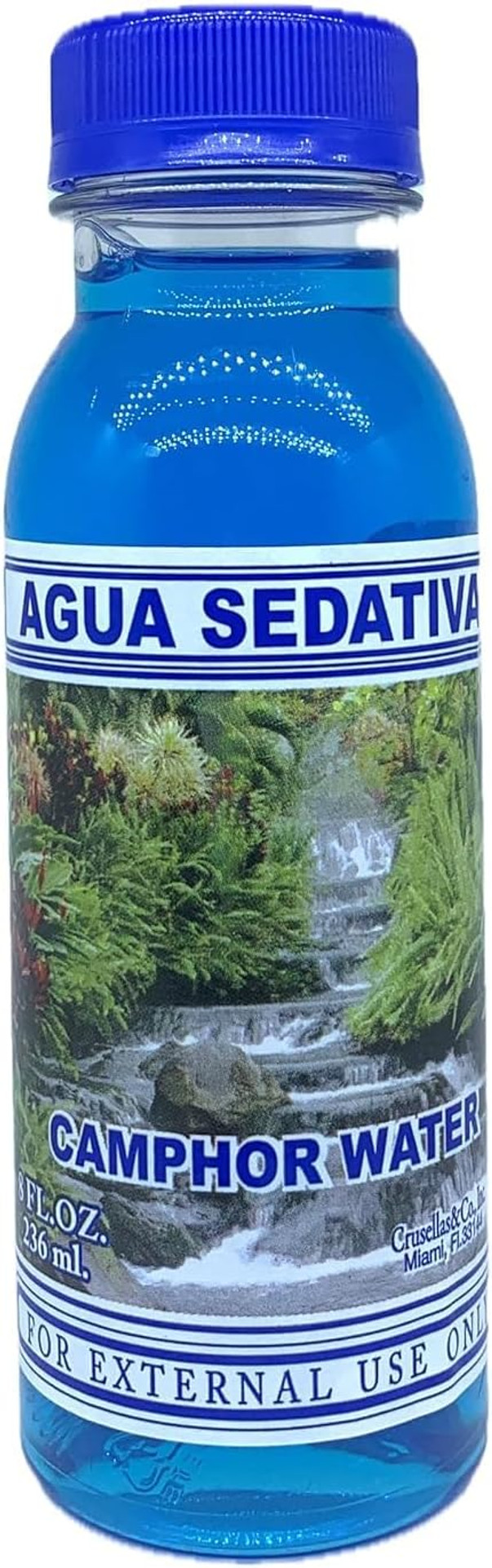 Agua Sedativa (Camphor Water) 8 Fl Oz