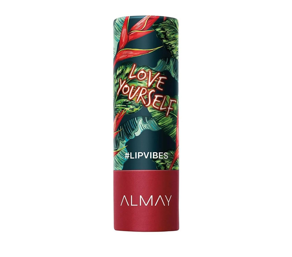 Almay Lip Vibes Lipstick With Vitamin E Oil & Shea Butter, Matte Finish, Hypoallergenic, Believe, 0.14 Oz