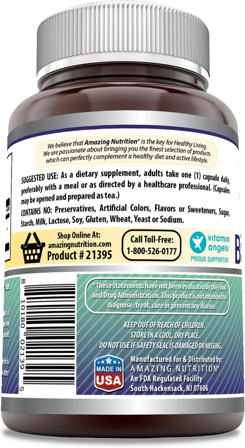 Amazing Formulas Black Cohosh 540 Mg Per Serving 120 Capsules Supplement | Non-Gmo | Gluten-Free | Made In Usa