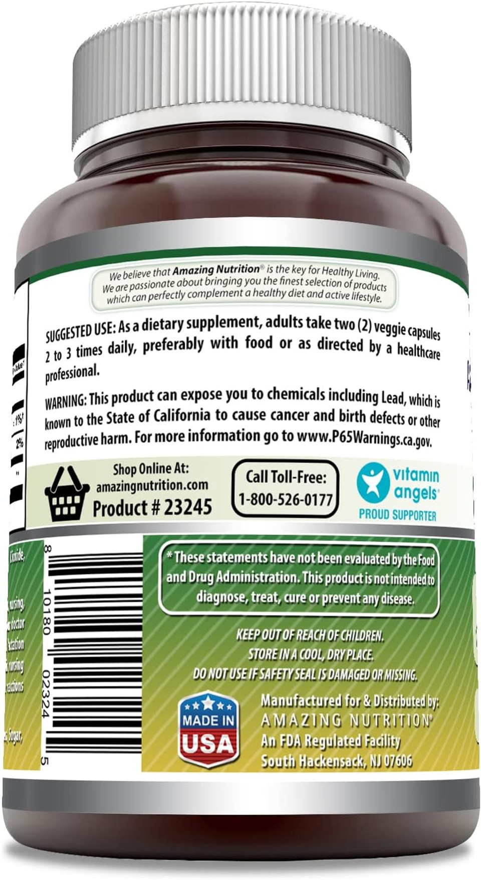 Amazing Formulas Fenugreek Seed Supplement | 610 Mg | 360 Veggie Capsules | Non-Gmo | Gluten Free | Made In Usa