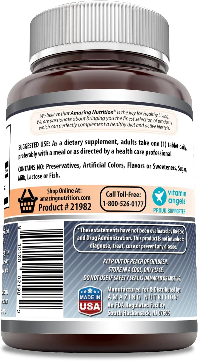 Amazing Formulas Selenium 200 Mcg 240 Tablets Supplement | Non-Gmo | Gluten Free | Made In Usa