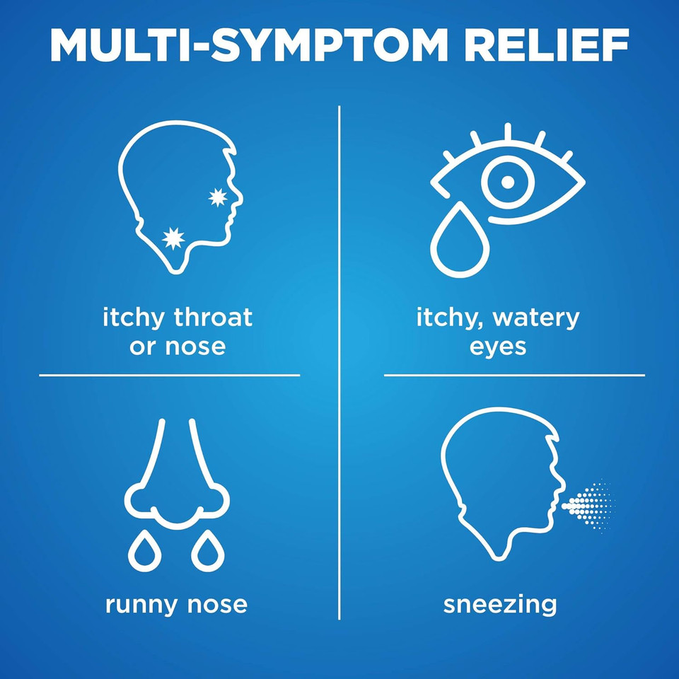Amazon Basic Care 24-Hour Children Allergy Medicine, Loratadine Orally Disintegrating Tablets, 10 Mg, Antihistamine, Ages 6+, 30 Count