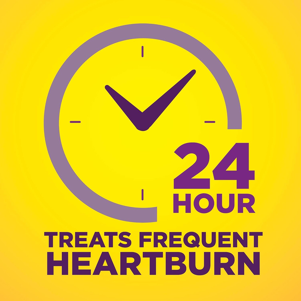 Amazon Basic Care Esomeprazole Magnesium Delayed-Release Mini Capsules, 20 Mg, Acid Reducer, 24 Hour Heartburn Medicine, 42 Count