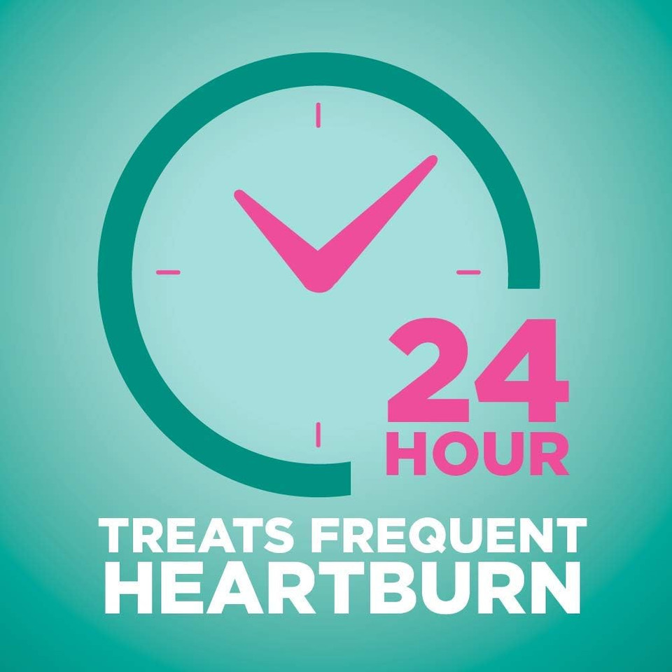 Amazon Basic Care Lansoprazole Delayed Release Capsules, 15 Mg, Treats Frequent Heartburn, 14 Count