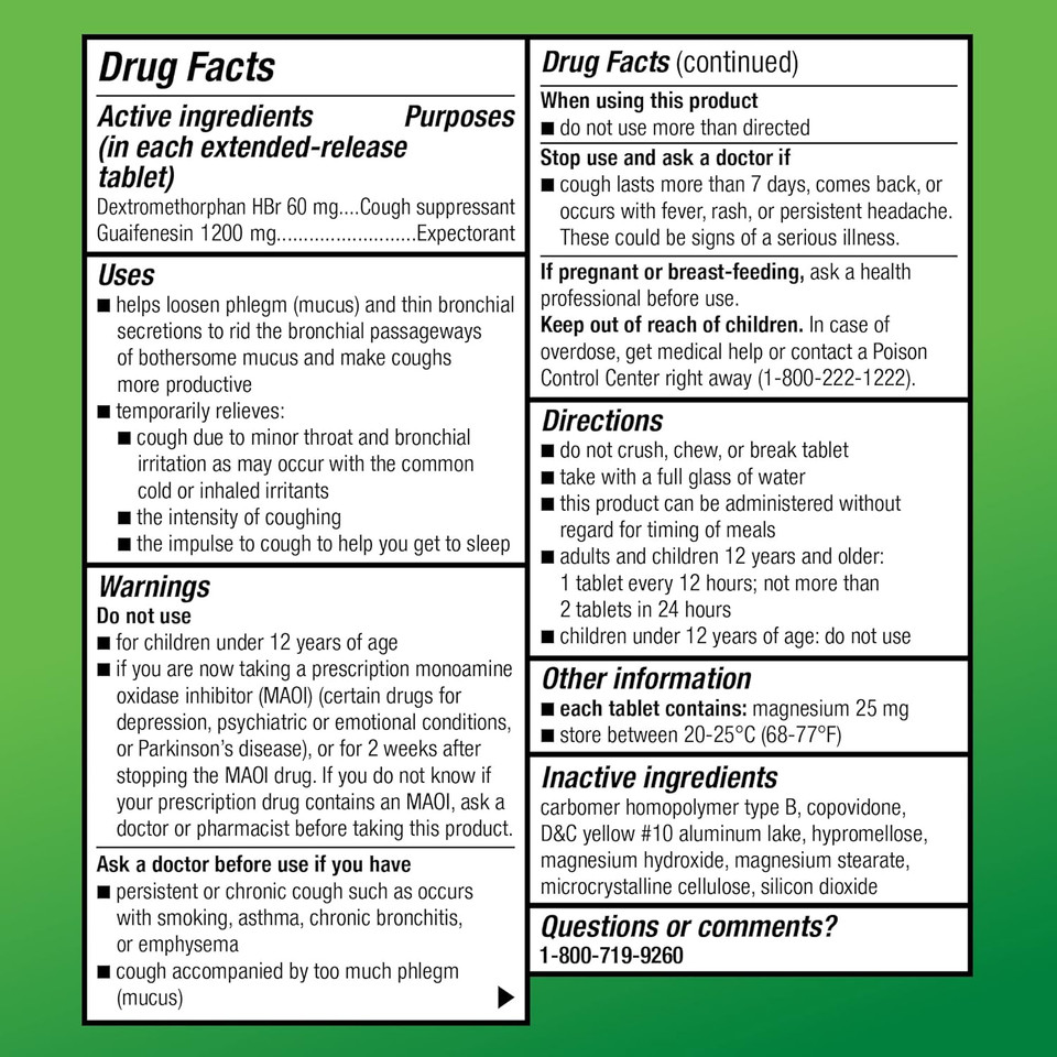 Amazon Basic Care Maximum Strength Mucus Dm, Expectorant And Cough Suppressant, 14 Tablets