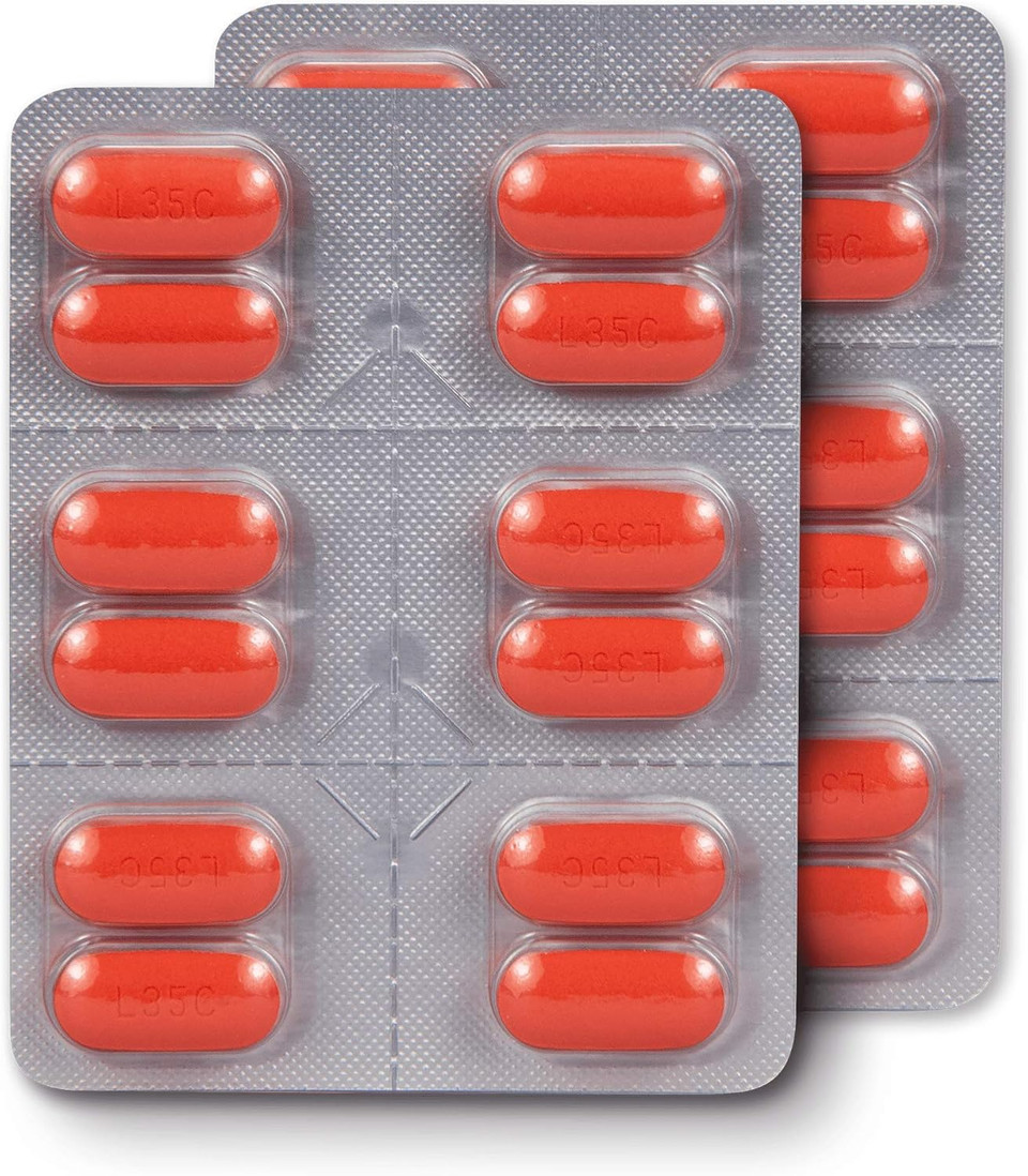 Amazon Basic Care Nighttime Severe Cold And Flu Coated Caplets, Temporarily Relieves Symptoms Like Runny Nose And Sneezing, Vapor Ice, 24 Count