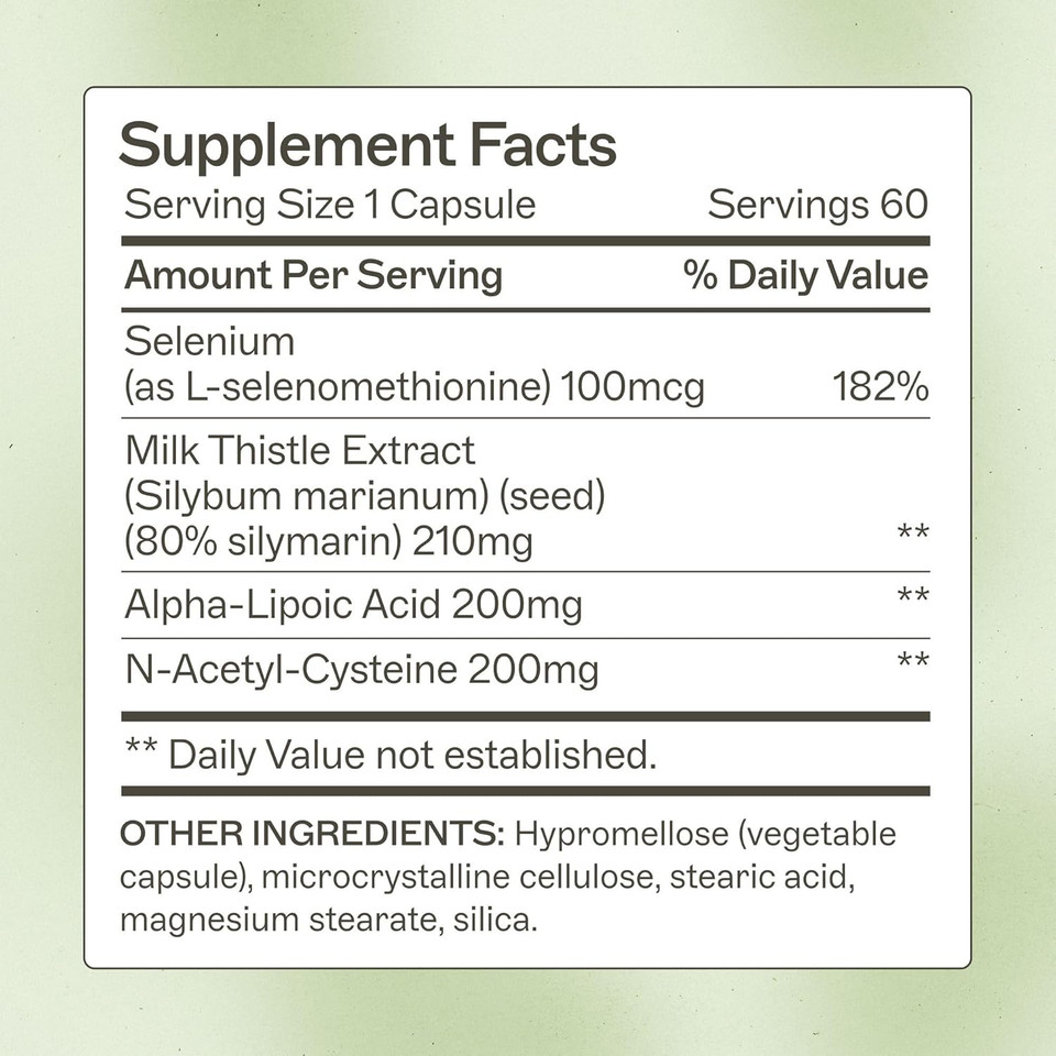 Amy Myers Md Liver Support By Features A Powerful Blend Of Ingredients That Help Clean & Optimize Liver Function - Dietary Supplement 60 Capsule
