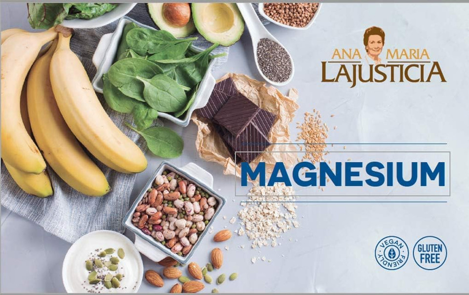 Ana Maria Lajusticia Magnesium Total 5 Salts 100 Tablets, Supports Energy Metabolism, Normal Protein Synthesis, Psychological Function