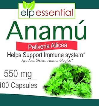 Anamu 100 Capsules 550 Mg Petiveria Allicea