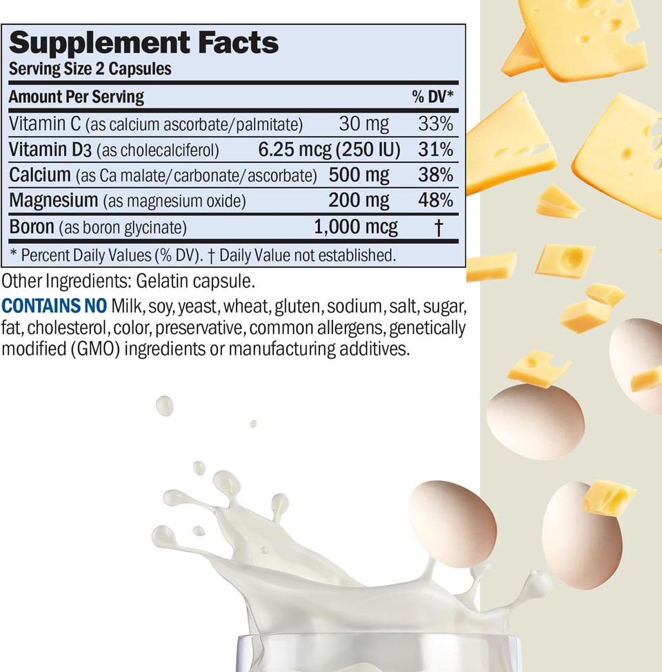 Andrew Lessman Calcium Magnesium Intensive Care 60 Capsules - Bone And Skeleton Health Essentials. Easy To Swallow Capsules, Super Soluble Fine Powder. Gentle To Even The Most Sensitive Stomachs