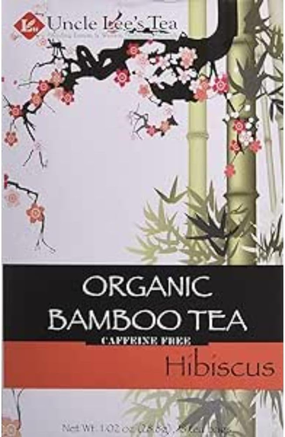 Uncle Lee'S Tea Organic Tea, Bamboo Hibiscus, 1.02 Ounce, 18 Count